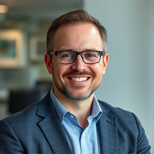 Foto van meneer De Vries, CEO van TechSolutions