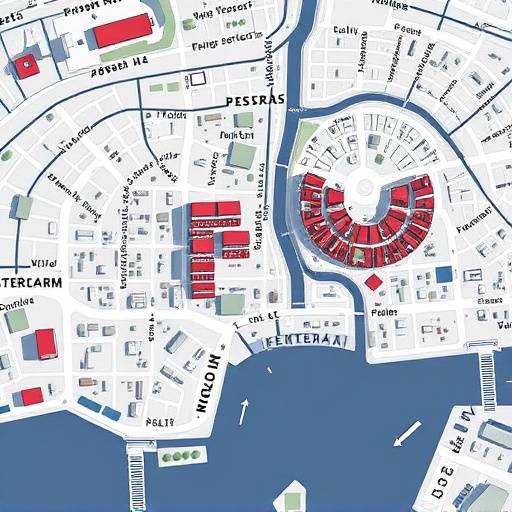 Placeholder voor een kaart van Amsterdam