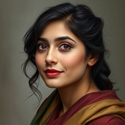 Portret van Aisha Khan, Senior Grafisch Ontwerper